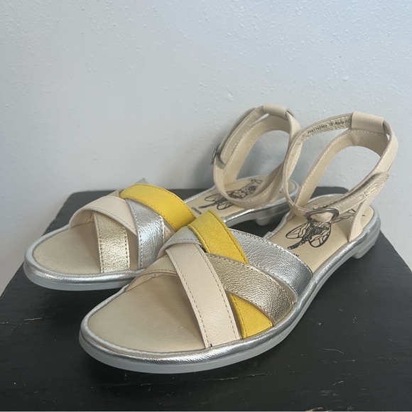 Fly London Cune165fly Leather Sandals - Picture 4 of 10